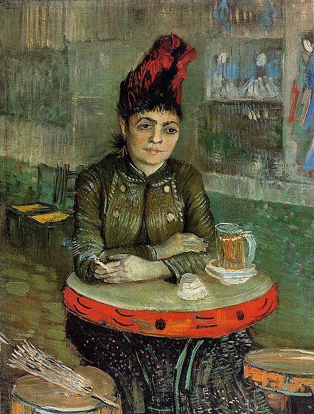 Vincent Van Gogh Agostina Segatori Sitting in the Cafe du Tamourin